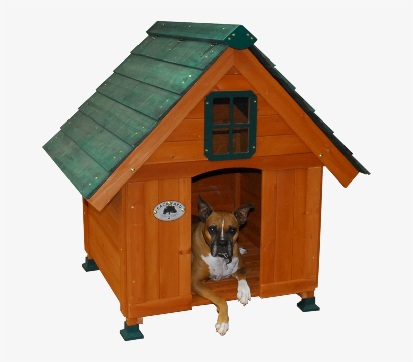 Backyard Discovery's Deluxe Wooden Dog Houses Are A - House, transparent png
