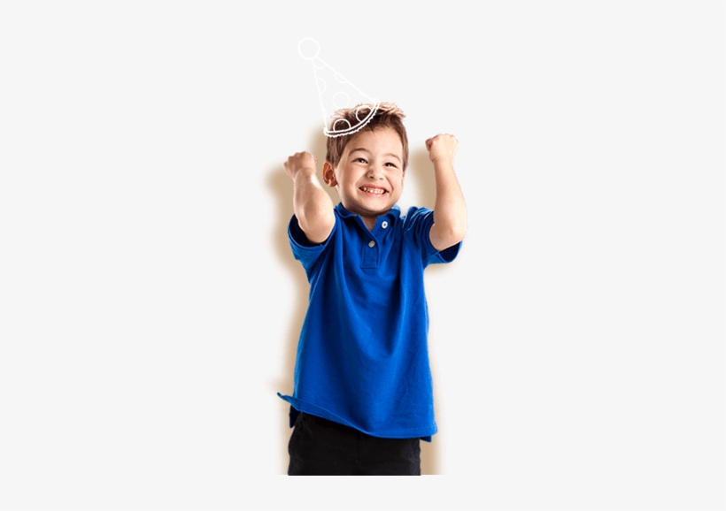 A Young Boy Is Pumped To Celebrate His Birthday Party - Birthday, transparent png