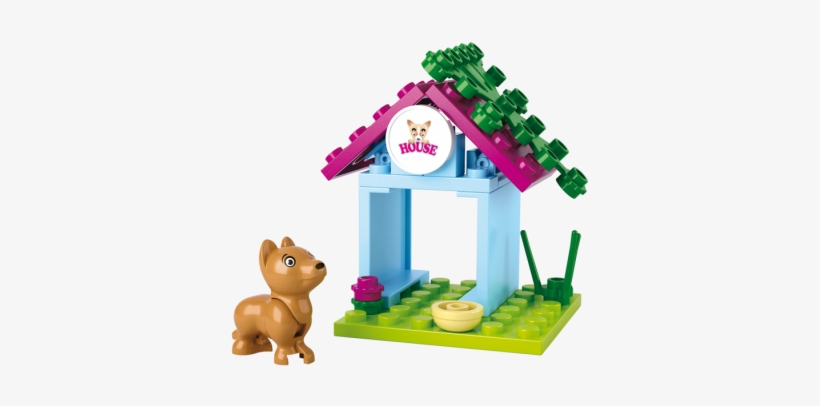 Sluban Dog House M38-b0513 - Sluban - Girl's Dream - Dog & Pet House Building, transparent png
