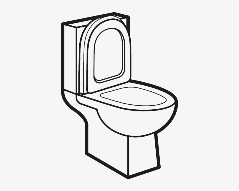 Bathroom Clipart Water Closet - Toilet, transparent png
