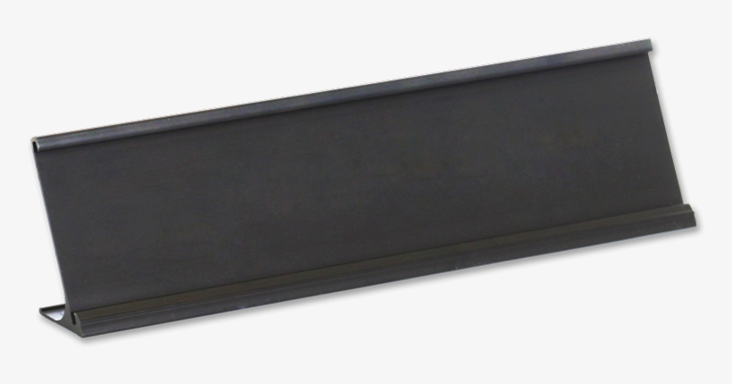 Nameplate Desk Holder, Black - Brique Refractaire Noire, transparent png