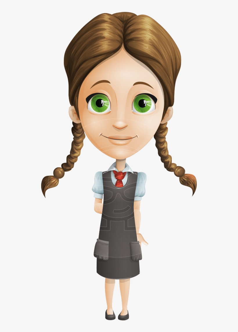 Jpg Library Stock Smart Schoolgirl Character Viola - Gloss Lamination Or Matt Lamination, transparent png
