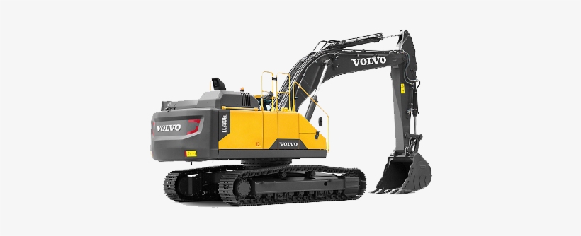 The Excavator, The Vest And The Backpack Beat Thousands - Volvo Excavator Mining Construction Equipment, transparent png