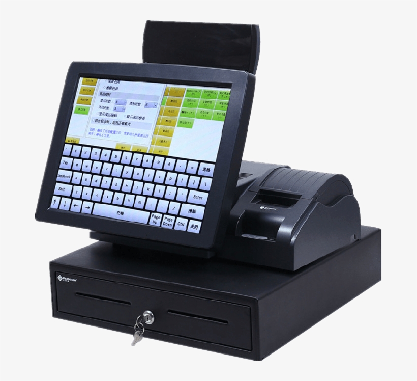Supermarket Cash Register - Cash Register Cashier, transparent png