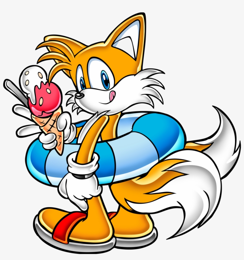 They Just Have Oval-ish Lumps With No Features On Them - Tails Sonic Adventure Art, transparent png