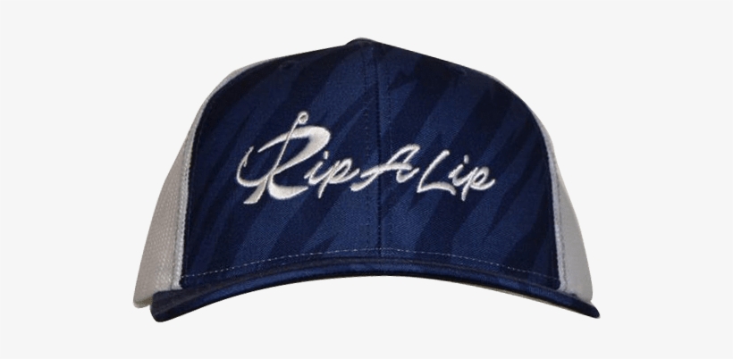 Navy Streak W/white Mesh Back Rip A Lip Cap - Baseball Cap, transparent png