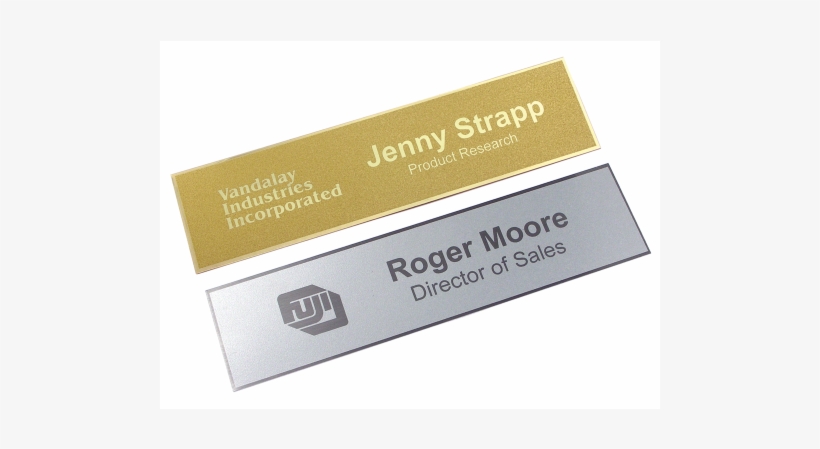 Laserfrost 2" X 8" Nameplate - Nameplate, transparent png