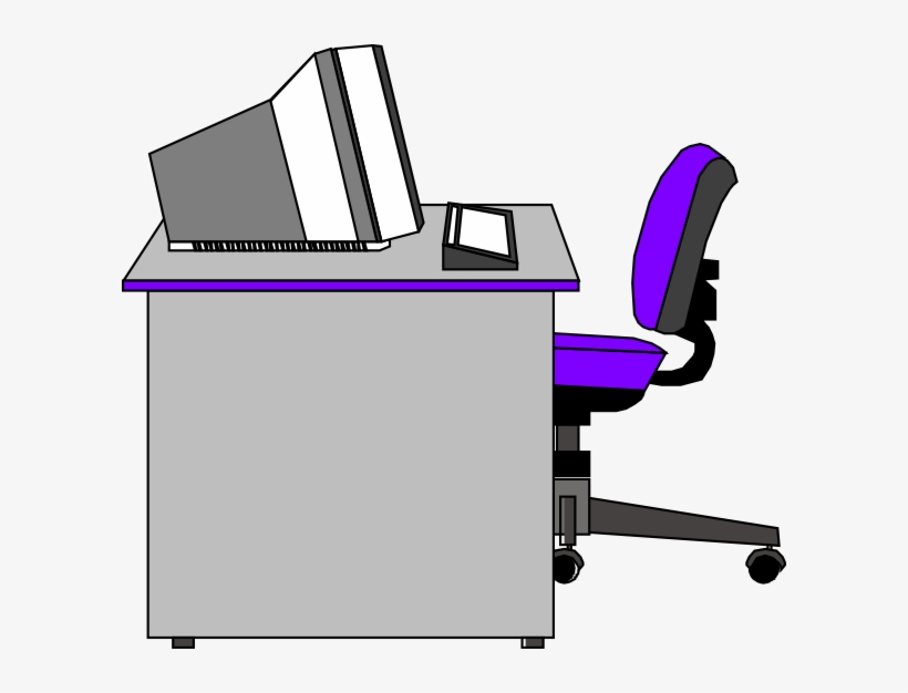 Office Desk Clipart Png For Web, transparent png