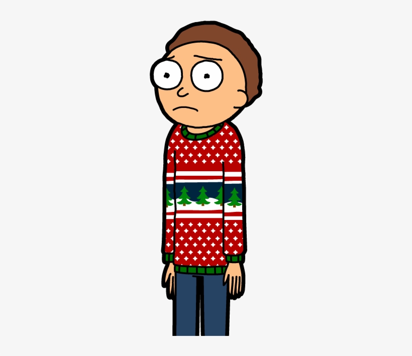 Christmas Sweater Morty - Vindicator Morty, transparent png