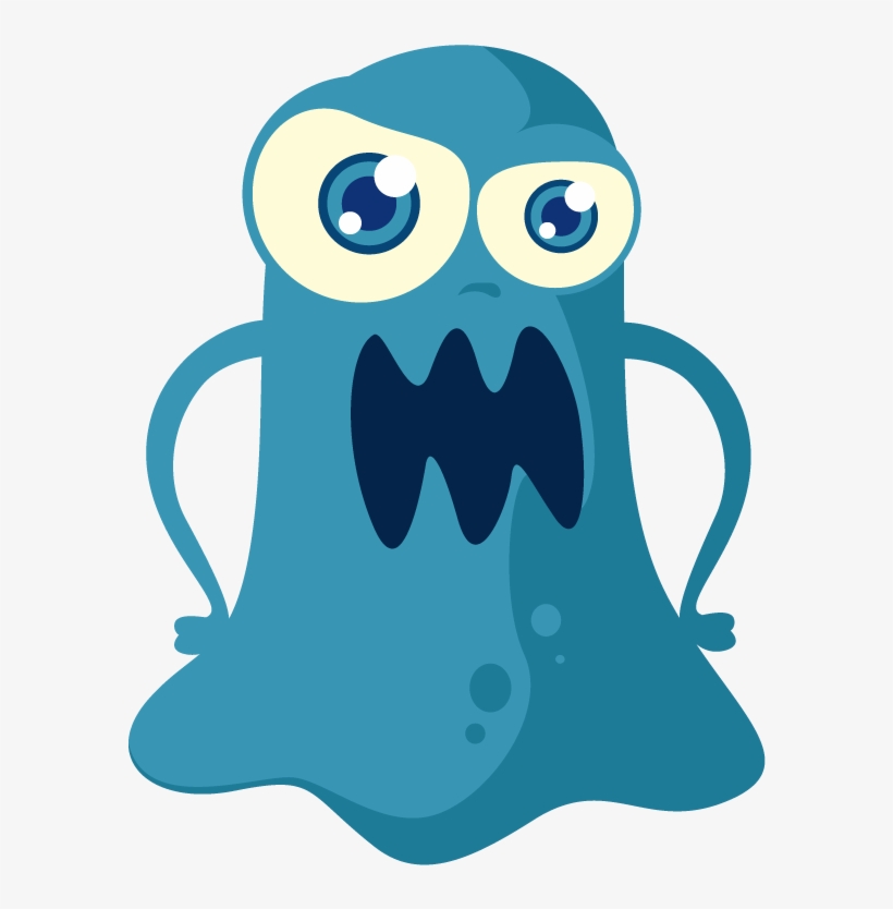 Monster Cartoon Png Jpg Black And White Library - Monsters Illustration Flat Png, transparent png