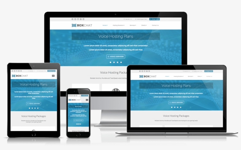 Box Chat Is A Fully Responsive / Mobile Friendly Template - Colo Node Whmcs Nulled, transparent png