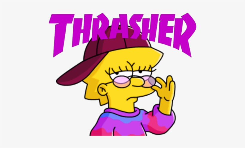 90s, Cool, And Edgy Image - Thrasher Tote Beach Bag, transparent png