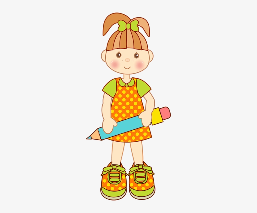 El Rincon De Mis Imagenes - Niña Con Lapiz Png, transparent png
