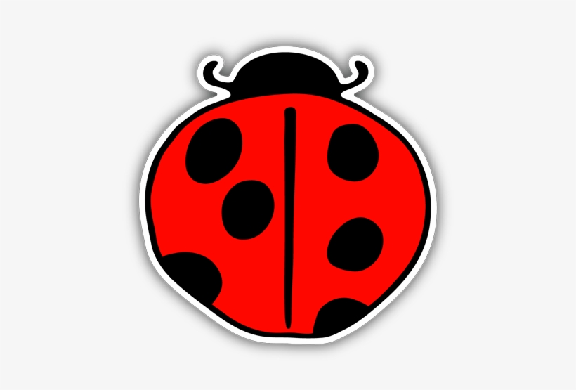 Ladybug Mini Sticker - Drawing, transparent png