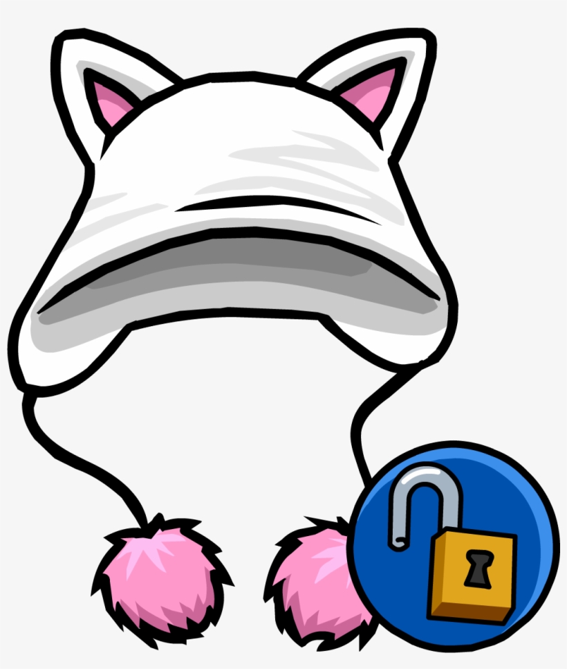 Kitty Kat Hat Icon - Club Penguin Head Items, transparent png