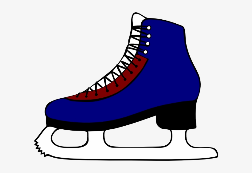 Ice Skating Clip Art At Clker Com - Ice Skate Clipart, transparent png