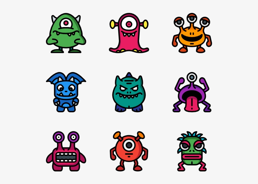 Monsters - Monsters Icons, transparent png