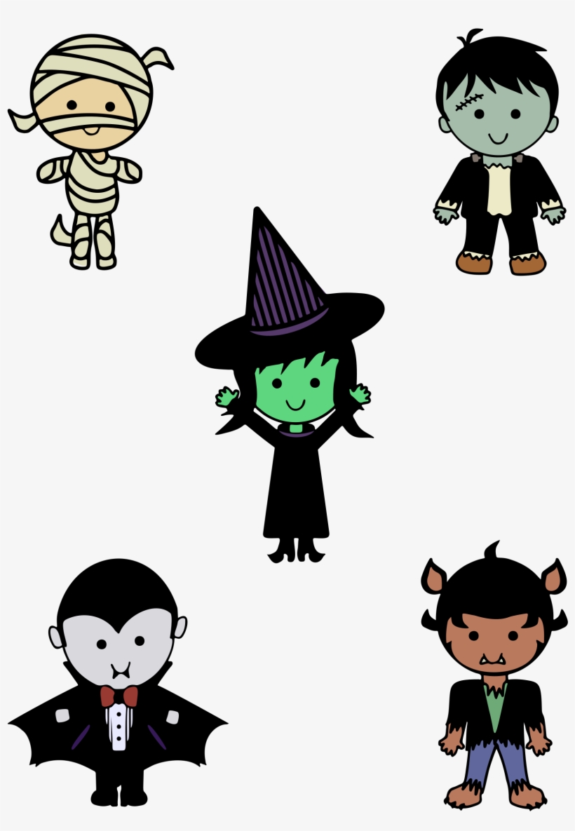 Classic Halloween Monsters - Halloween Monsters Png, transparent png