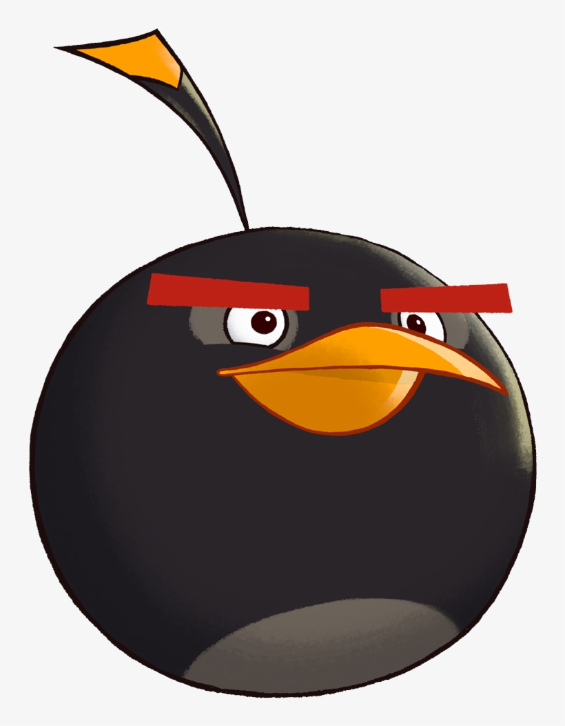 Angry Bird Bomb Png, transparent png