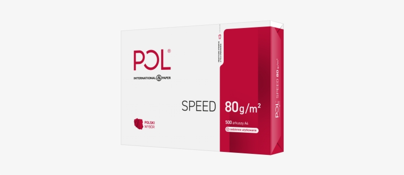International Paper, Papier Do Drukarki, Biały - Polspeed 80g, transparent png