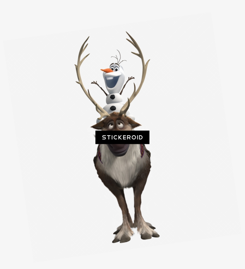Olaf Cartoons Disney Frozen - Disney Frozen Sven And Olaf Cardboard Standup, transparent png