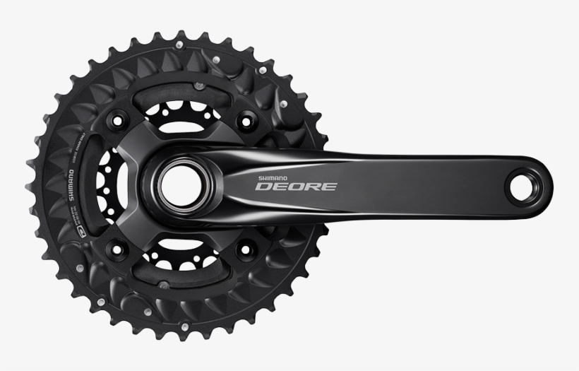 Loading Zoom - Shimano Deore 3x10-speed Crank Fc-m6000 40/30/22, transparent png