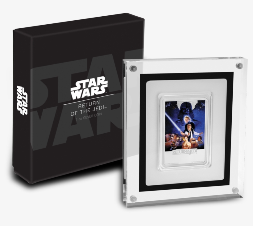 The Star Wars Return Of The Jedi 1oz Silver Poster - Lego Star Wars, transparent png