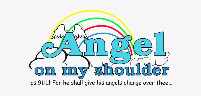 Angel On My Shoulder Backpack Could Save Lives Please - Graphic Design, transparent png