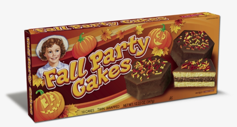 Image - Http - //www - Littledebbie - Horizontal Fallpartycakes - Little Debbie Oatmeal Creme Pies, Caramel Apple - 8, transparent png