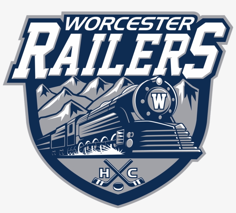 Echl Week On Twitter - Worcester Railers Logo, transparent png