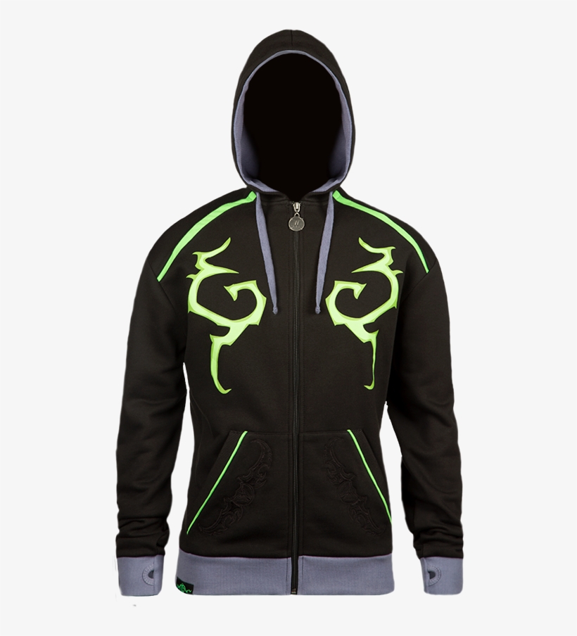 Illidan Premium Zip-up Hoodie - World Of Warcraft Illidan Hoodie, transparent png