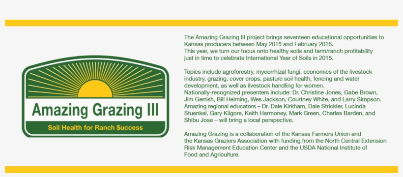 View Larger Image Amazing Grazing 3 Logo And Project, transparent png