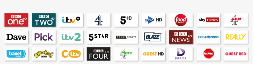 Sky Catch Up Tv Channels - 1232x288 PNG Download - PNGkit