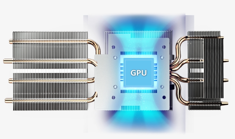 Heat Pipe Direct Touch - Gigabyte G1 1070 Cooler, transparent png