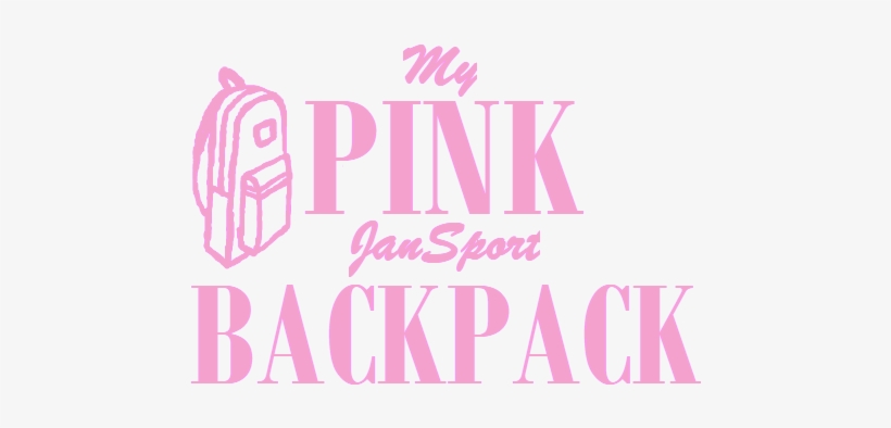 My Pink Jansport Backpack - Backpack, transparent png