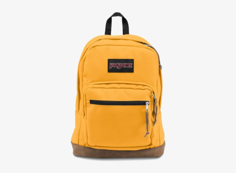 mustard jansport backpack