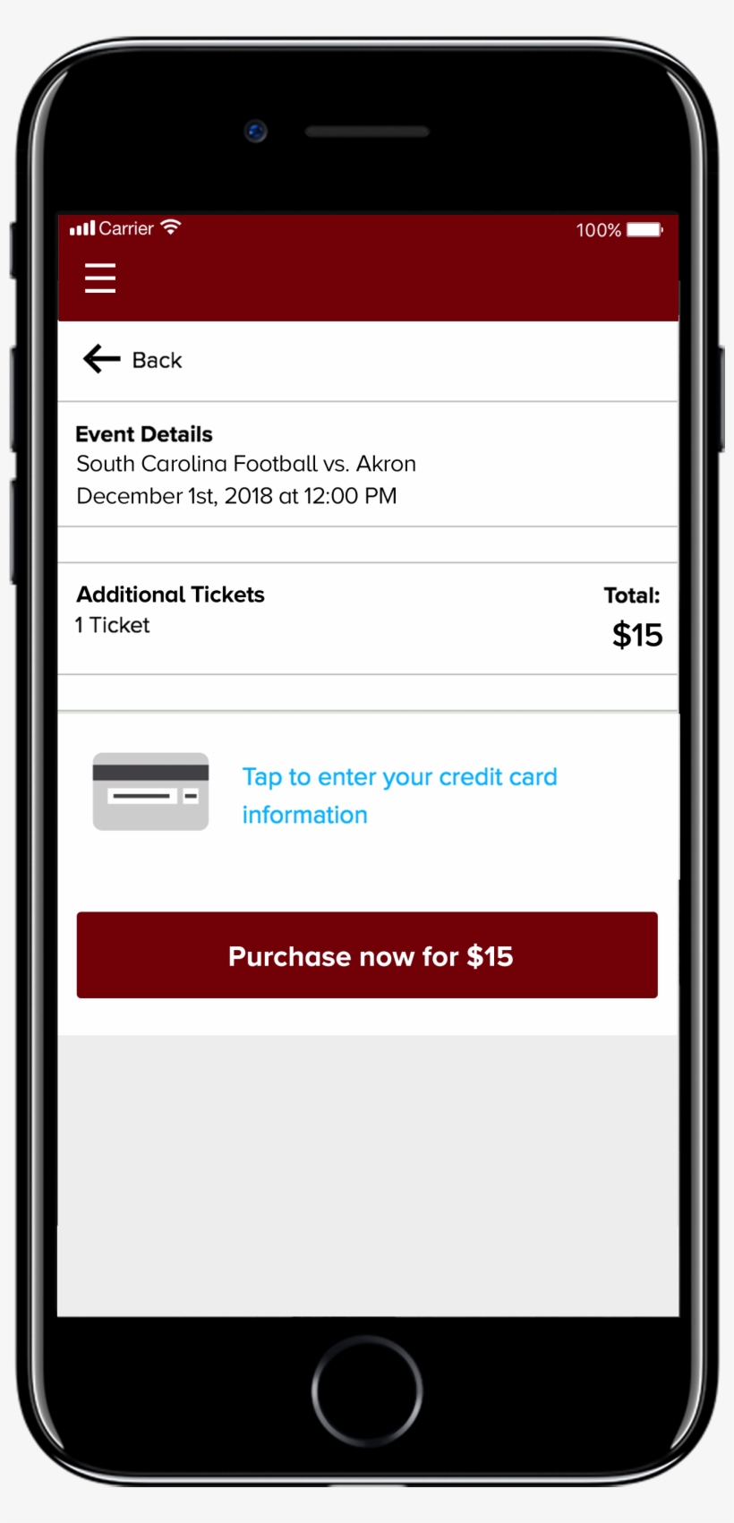 Enter Your Payment Information And Tap Purchase Now - Iphone 7 White Screen, transparent png