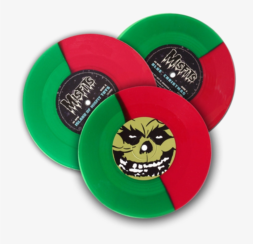 Ltd Ed Red/green Split Variant Set - Misfits: Horror Xmas Cd, transparent png