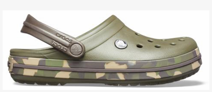 Chancla Crocs De Camuflaje, transparent png