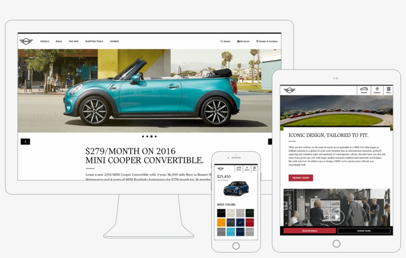 The Site Is Continually One Of The Top-ranked In The - Mini Convertible Campaign Site, transparent png
