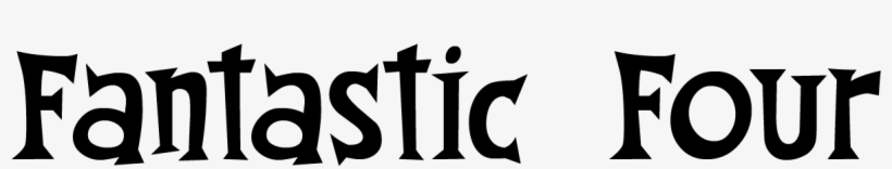 Fantique Four By Digital Empires Inc - Fantastic Four Font, transparent png