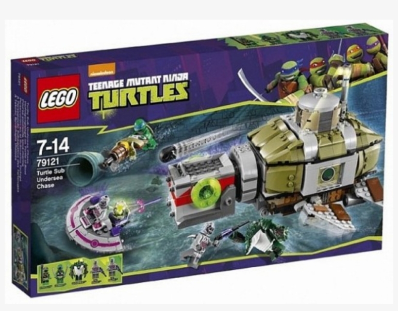 Lego Tmnt 79121 - Turtle Sub Undersea Chase, transparent png