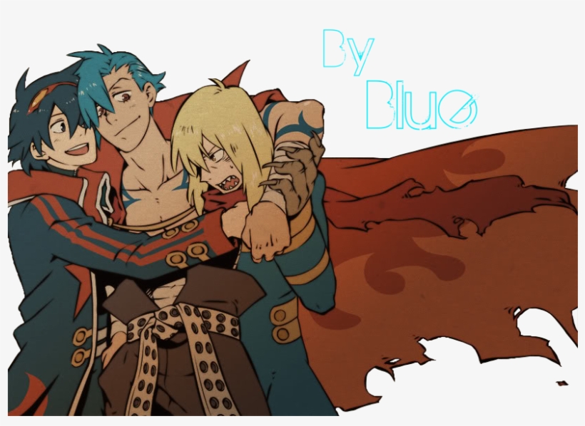 Gurren Lagann Kamina, Anime Friendship, Japanese Characters, - Gurren Lagann Viral Hot, transparent png