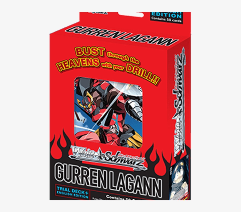 Gurren Lagann Trial Deck - Weiss Schwarz Gurren Lagann Trial Deck, transparent png