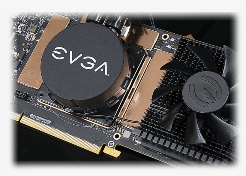 Interactive Cooling - Gtx 1080 Ti Ftw3 Hybrid Waterblock Cooler, transparent png