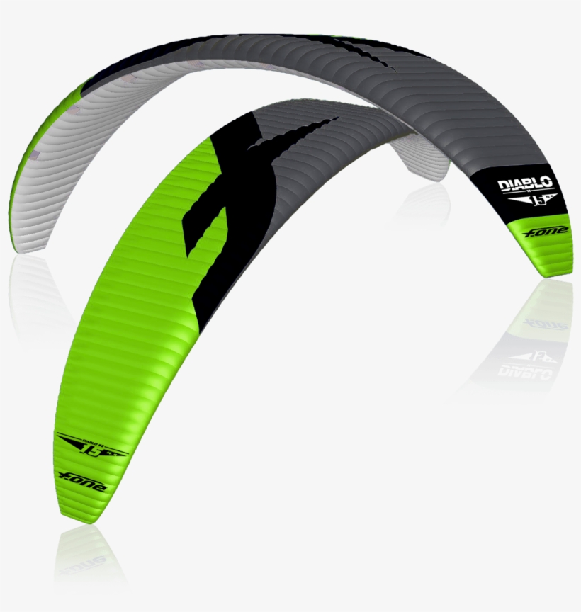 Bright Red / Orange Diablo V3 13m Darkgrey Black Lime - Ailes De Kitesurf - F-one Diablo V3 Aile De Kite 2018, transparent png