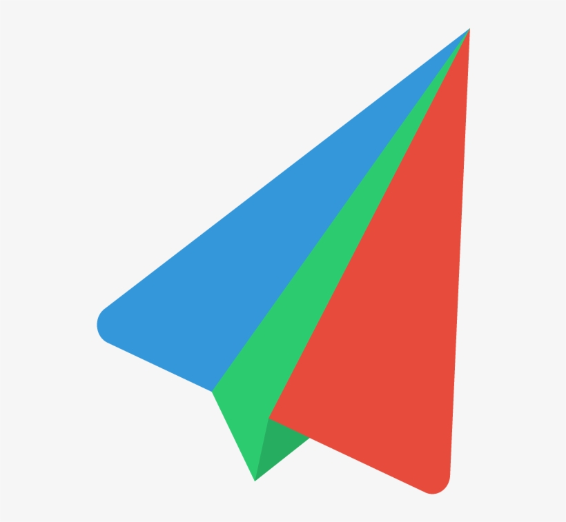 Paper Plane Logo - Triangle, transparent png