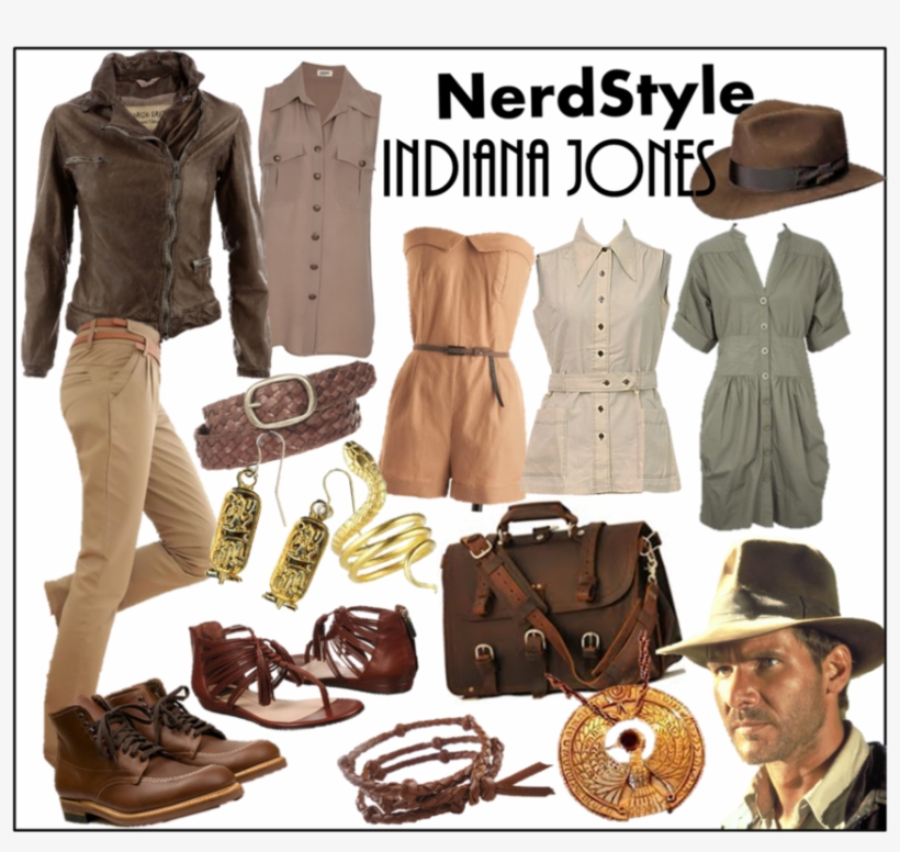 Indiana Jones-nerd Style By Apreciativenonartist - Indiana Jones Dress Code, transparent png