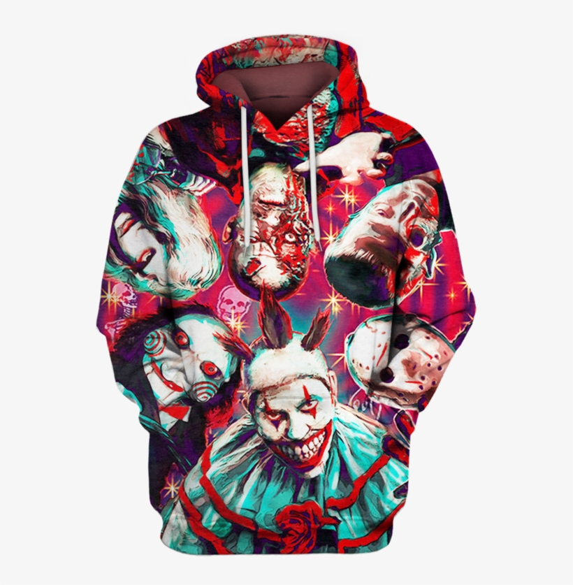 3d American Horror Story Hoodie - Sweatshirt, transparent png