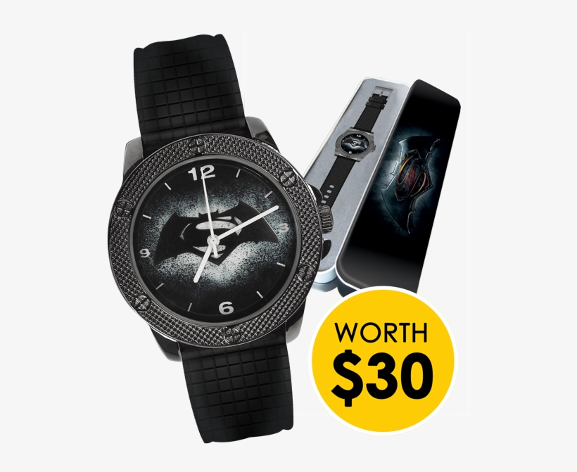 Superman Vs Batman Watch - Dc Comics Watch Collection - Batman Vs Superman Watch, transparent png